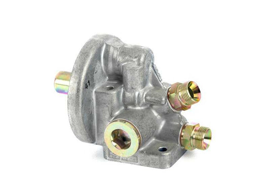 Cabeça do filtro de óleo para BMW 5 E28 Series, 6 E24 Series, 7 E23 (OEM 11421716592). BMW original.