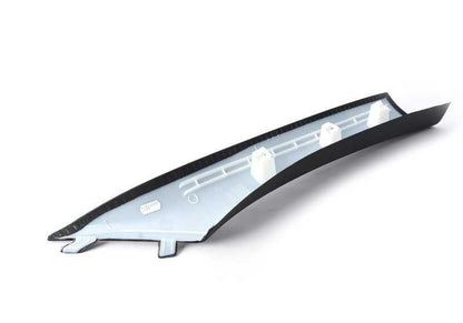 Embellecedor interior izquierdo del pilar A OEM 51438056971 para BMW F32, F32N, F36, F36N, F82, F82N. Color antracita. Original BMW.