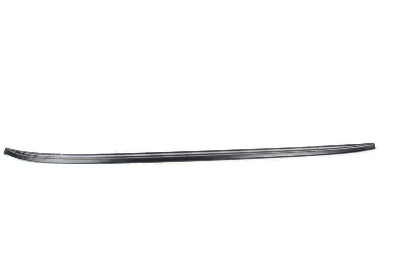 Moldura borde derecho del techo color negro OEM 51137255486 para BMW Serie 3 E91 y E91 LCI Touring. Original BMW.