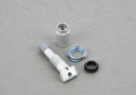 Kit reparación válvula sensor presión neumáticos (RDCi) OEM 36106876673 para MINI F54, F55, F56, F57, F60 y BMW F20, F21, F22, F23, F30, F31, F32, F33, F34, F36, F39, F40, F44, F45, F46, F48, F80, F82, F83, F87, F15, F16, F85, F86, I01, I12, I15.