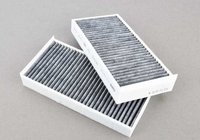 Filtre de carbone à microfiltre / carbone actif pour BMW F45, F46, I01, F48, F49 Series 2 (OEM 64116823725). BMW d'origine.