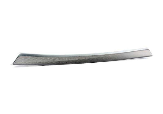 Moldura de puerta en aluminio delantero izquierdo OEM 51418050163 para BMW F10, F11, F18. Original BMW.
