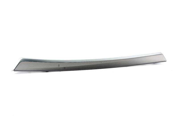 Moldura de puerta en aluminio delantero izquierdo OEM 51418050163 para BMW F10, F11, F18. Original BMW.