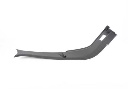 Cubierta interior pilar trasero izquierdo OEM 51438120855 para BMW E34 518g, 518i, 520i, 525i. Original BMW.