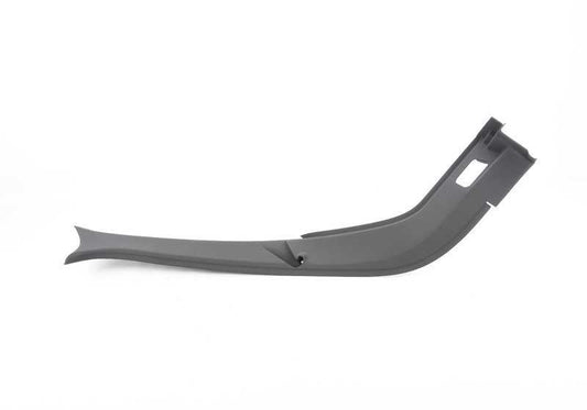 Cubierta interior pilar trasero izquierdo OEM 51438120855 para BMW E34 518g, 518i, 520i, 525i. Original BMW.