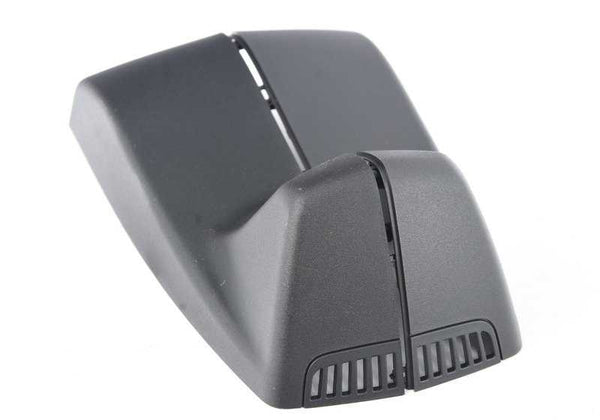 Juego de tapas base retrovisores negras OEM 51169285753 para BMW F06, F06N, F12, F12N, F13, F13N. Recambio original BMW.