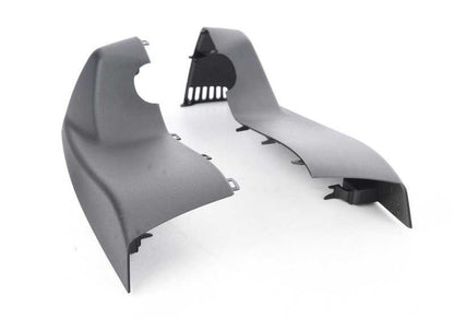 Juego de tapas base retrovisores negras OEM 51169285753 para BMW F06, F06N, F12, F12N, F13, F13N. Recambio original BMW.