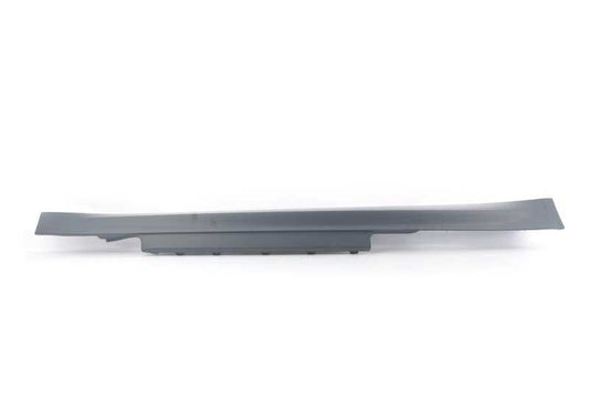 Primed right side skirt for BMW F82, F83 (OEM 51778059628). Original BMW.