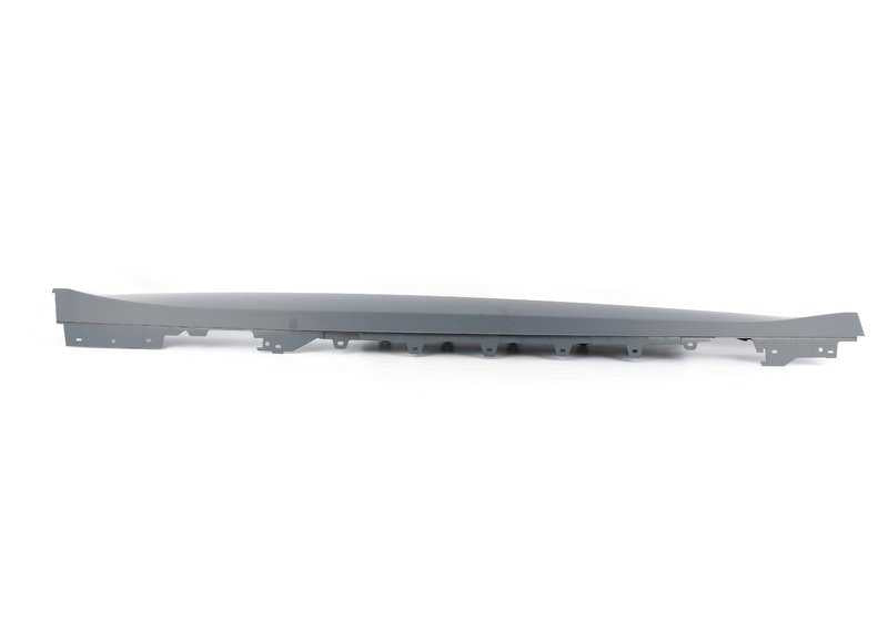 Primed right side skirt for BMW F82, F83 (OEM 51778059628). Original BMW.