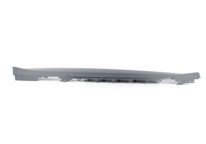 Primed right side skirt for BMW F82, F83 (OEM 51778059628). Original BMW.