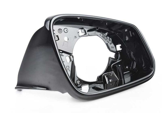 Soporte derecho Shadow-Line OEM 51167391898 para BMW F45, F45N, F46, F46N, F48, F48N. Pieza exterior de retrovisor. Original BMW.