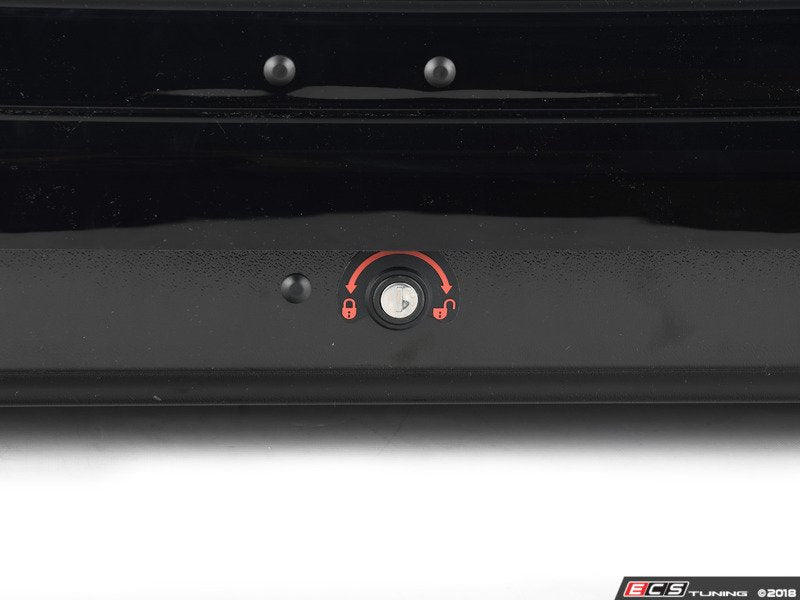 Caixa de tejadilho MINI 320 L preta metálica/antracite OEM 82732223388 para MINI R50, R53, R56, F56, F55, Clubman R55/F54, Countryman R60/F60/U25, Paceman R61, Aceman J05... e muito mais. MINI originais.