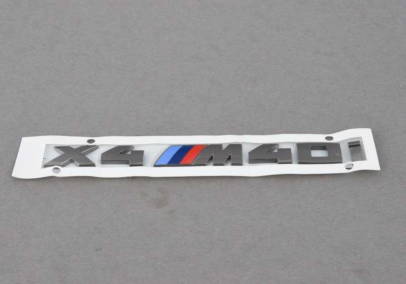Schriftzug für BMW X4 F26 (OEM 51148065078). Original BMW