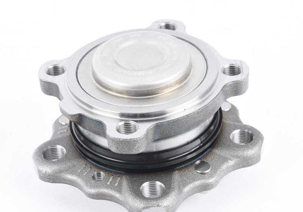 Mangueta delantera con rodamiento OEM 31207857506 para BMW F87, F87N, F80, F80N, F82, F82N, F83, F83N. Original BMW.