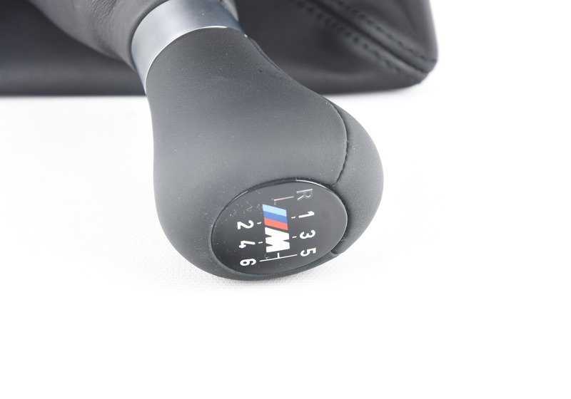 Leather change knob with lighting OEM 25112284206 for BMW F06, F12, F13. Original BMW.
