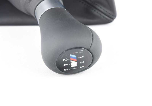 Leather change knob with lighting OEM 25112284206 for BMW F06, F12, F13. Original BMW.