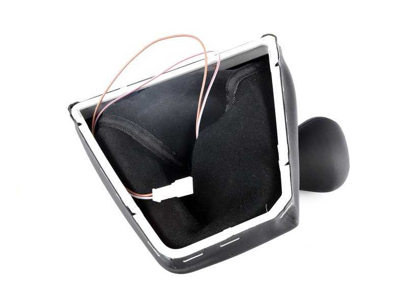 Leather change knob with lighting OEM 25112284206 for BMW F06, F12, F13. Original BMW.