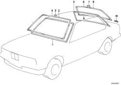 Manguito OEM 51311959713 para BMW Serie 6 E24, Serie 7 E23. Original BMW.