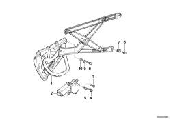 Spacer bushing OEM 51338108293 for BMW 8 Series E31, models 840Ci, 850CSi. Genuine BMW.
