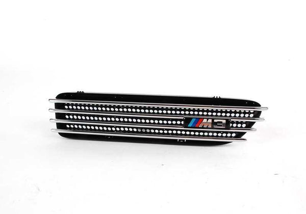 Rejilla lateral delantera derecha OEM 51132694608 para BMW E46. Original BMW.