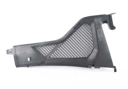 Copertura sinistra dell'alloggiamento del microfiltro OEM 64319245593 per BMW F15, F85, F16, F86. Sostituzione BMW originale.