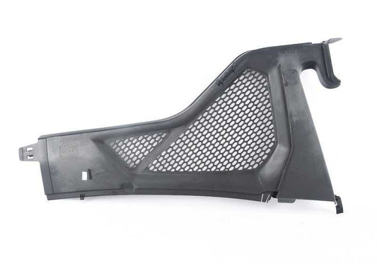 Tapa izquierda del alojamiento del microfiltro OEM 64319245593 para BMW F15, F85, F16, F86. Recambio original BMW.