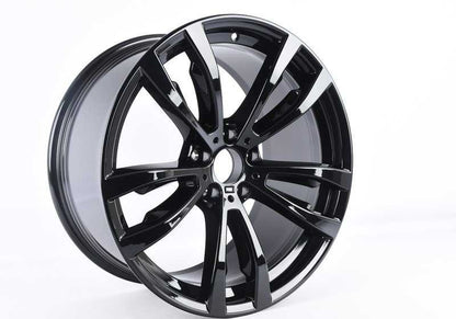 Llanta de aleación M Doble radio 469 Jet Black 20" OEM 36118064894 para BMW F15 y F16. Original BMW.