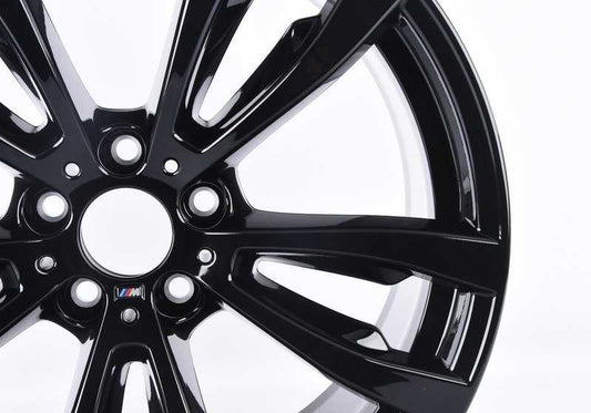 Llanta de aleación M Doble radio 469 Jet Black 20" OEM 36118064894 para BMW F15 y F16. Original BMW.