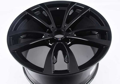 Llanta de aleación M Doble radio 469 Jet Black 20" OEM 36118064894 para BMW F15 y F16. Original BMW.