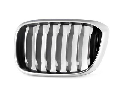 Rejilla decorativa delantera izquierda para BMW G01, G02 (OEM 51137464921). Original BMW.