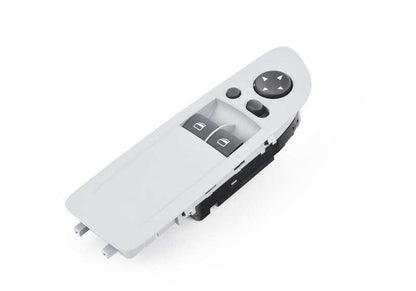 Interruptor elevalunas eléctrico izquierdo OEM 61319216528 para BMW E81, E82, E87, E88. Compatible con todos los modelos indicados. Color gris. Repuesto original BMW.