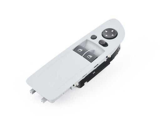 Interruptor elevalunas eléctrico izquierdo OEM 61319216528 para BMW E81, E82, E87, E88. Compatible con todos los modelos indicados. Color gris. Repuesto original BMW.
