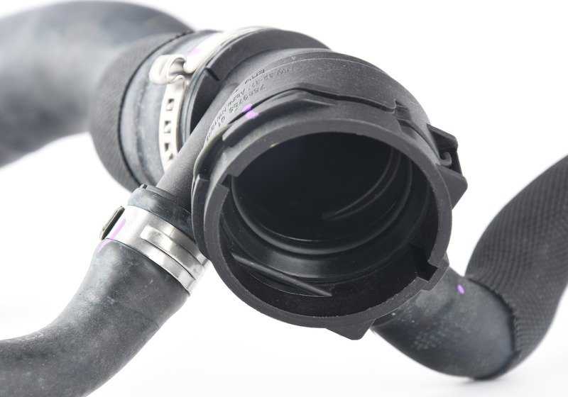 OEM Coolant Hose 17127589755 for BMW E70, E71 (X5, X6). Genuine BMW