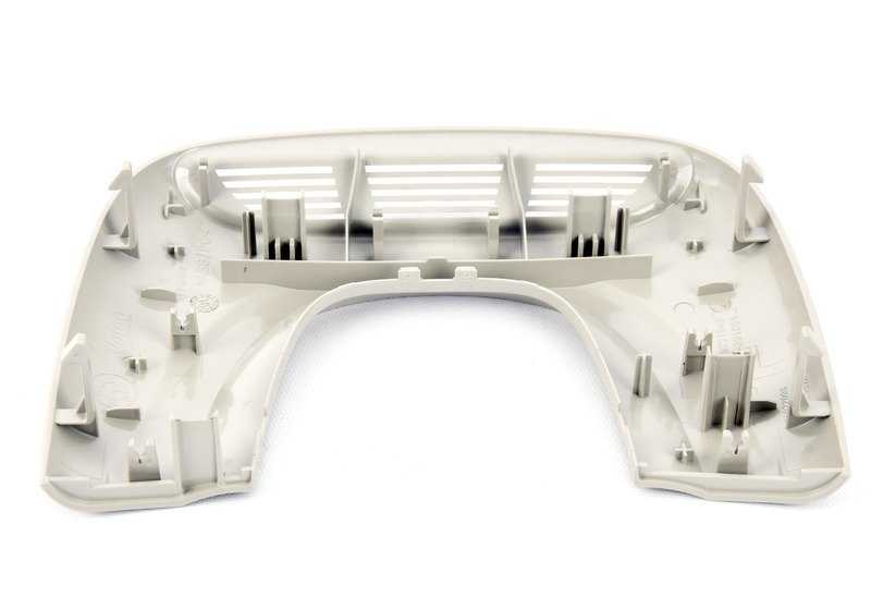 Moldura centro de funciones techo gris OEM 61319291861 para MINI F56, F55, Clubman F54, Countryman F60... y más. Original MINI.