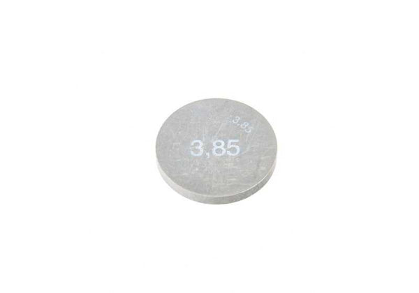Placa de reglaje válvulas 3,85 mm OEM 11321308221 para BMW E30, E36, E28, E34, E24, Z3. Pieza original BMW. Ideal para ajuste de taqués en el sistema de distribución.