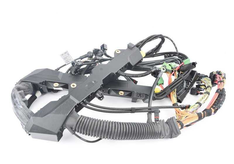Juego de cables del motor para BMW E65, E66 (OEM 12517572881). Original BMW.