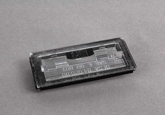 Luz de matrícula OEM 51138244336 para BMW E46. Original BMW.