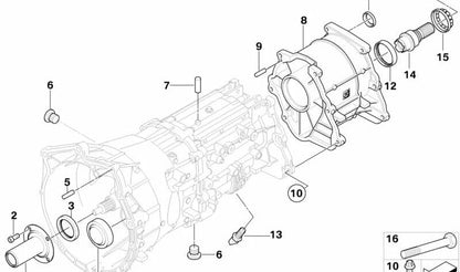 Tubo de ventilación OEM 23117531358 para BMW E81, E82, E87, E88, E46, E90, E91, E92, E93, E60, E61, E63, E64, E84, E83, E53, E85, E86. Original BMW.