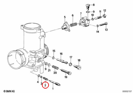 Kupplungsfeder OEM 13111260852 für BMW R50, R60, R75, R80, R90, R100. Original BMW.