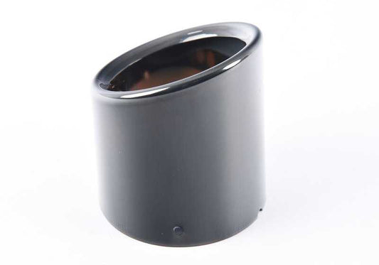Embellecedor de salida de escape efecto aluminio OEM 18307635633 para BMW X1 E84. Original BMW.