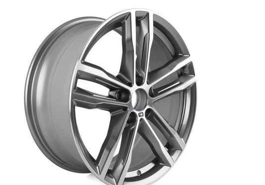 Llantas de aleación M Doble Radio 704 OEM 36118043650 para BMW F30. 19 pulgadas, color ferricgrey bicolor brillante. Original BMW.