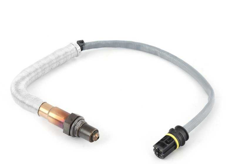Sonda lambda OEM 11787545244 para BMW E60, E61, E63, E64, E65, E66. Compatible con motores N52 y N53. Control de emisiones. Longitud 520mm. Original BMW.