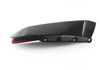 Splitter delantero M Performance en carbono OEM 51192449921 para BMW F90 M5 {JF01, JF02, JF03} (2017–2020). Mejora estética y aerodinámica. Solo compatible con spoiler trasero. Original BMW.