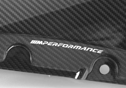 Splitter delantero M Performance en carbono OEM 51192449921 para BMW F90 M5 {JF01, JF02, JF03} (2017–2020). Mejora estética y aerodinámica. Solo compatible con spoiler trasero. Original BMW.