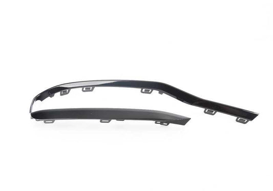 Moldura difusor de aire izquierdo OEM 51117396853 para BMW Serie 3 F30, F31 LCI (2014-2019). Original BMW.