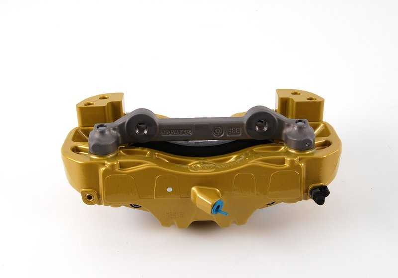 Pinza de freno delantera derecha M Performance OEM 34116786742 para BMW E81, E82, E87, E88, E90, E91, E92, E93. Original BMW.