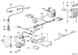 Enchufe de código OEM 65811375818 para BMW Serie 5 E28 (518i, 525i, 528i, 535i). Original BMW.
