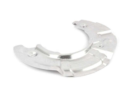 Placa protectora de freno izquierda OEM 34112284431 para BMW Serie 5 F10 y Serie 6 F06, F06N, F12, F12N, F13, F13N. Original BMW.
