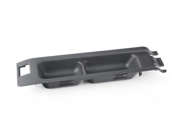 Bandeja de almacenamiento para reposabrazos central izquierdo OEM 51168161595 para BMW E38. Original BMW.