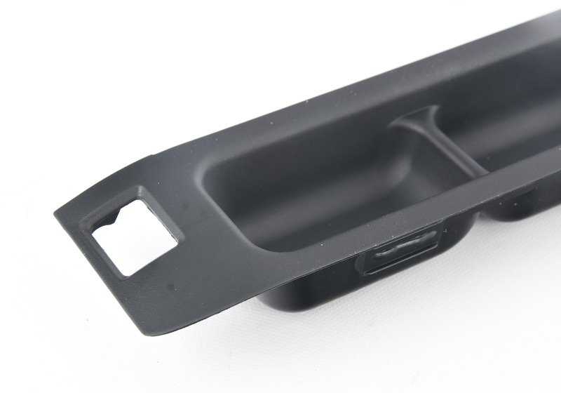 Bandeja de almacenamiento para reposabrazos central izquierdo OEM 51168161595 para BMW E38. Original BMW.